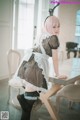 DJAWA Photo - Bambi (밤비): "Sheer Bunny Maid" (51 photos) P39 No.a2a883