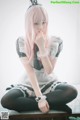 DJAWA Photo - Bambi (밤비): "Sheer Bunny Maid" (51 photos) P21 No.dc4f84