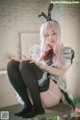 DJAWA Photo - Bambi (밤비): "Sheer Bunny Maid" (51 photos) P5 No.e83c93