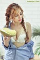 Mon 2K (Tran Ngoc Anh) poses sexy with durian fruit (15 photos) P1 No.a13173 Image No. 29